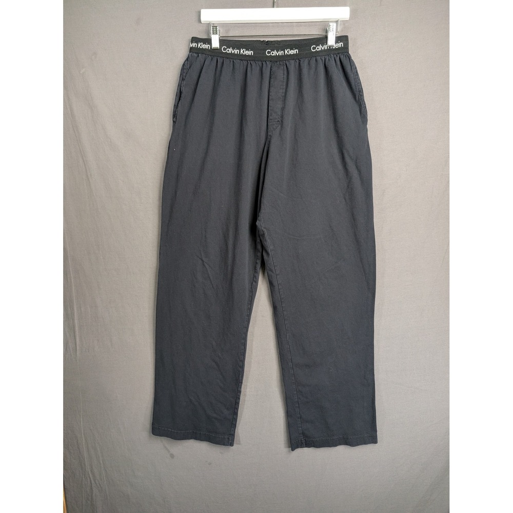 Calvin Klein Mens Sleepwear Pajama Pants Black Large 8236